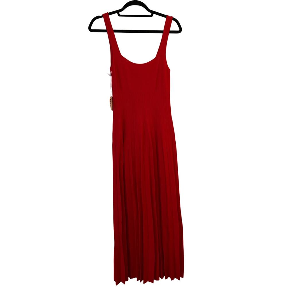 STAUD Red Maxi Dress